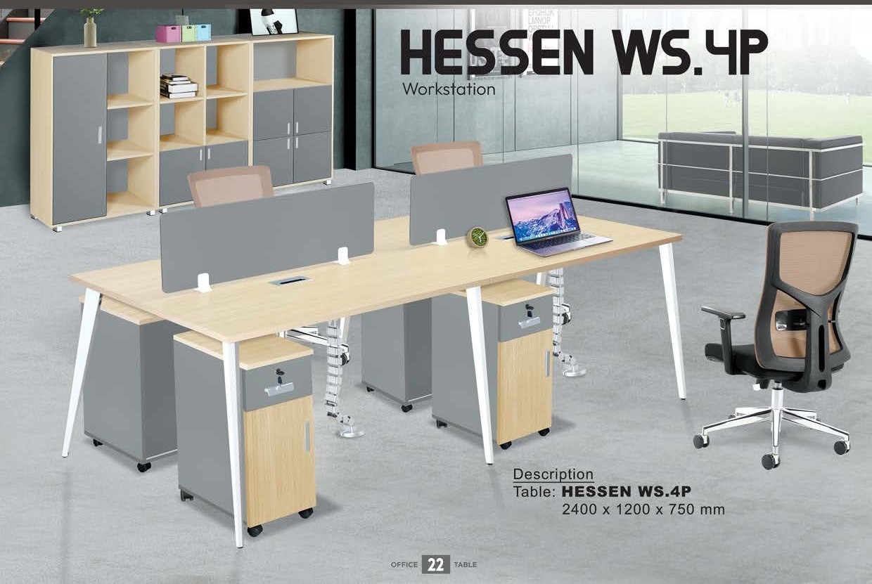 Meja Kantor Donati Hessen WS 4P