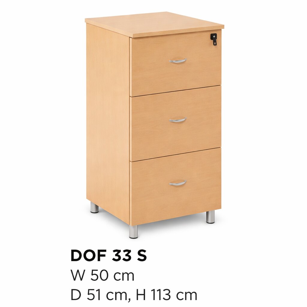 Filling Cabinet Donati 3 Laci One Series DOF 33 S